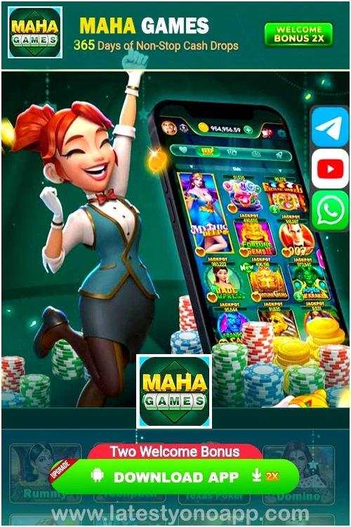 Maha Games Apk Banner